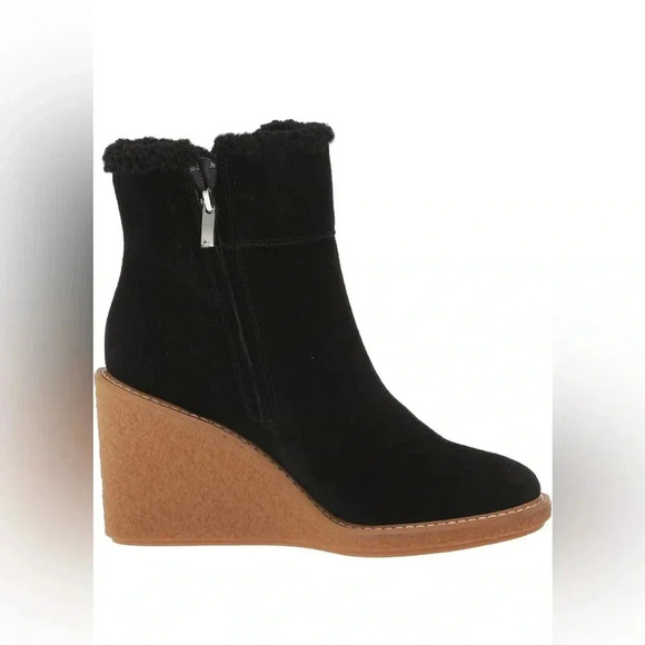 Franco Sarto Ulayna suede ankle boots sz 9.5 nwob - Picture 7 of 7